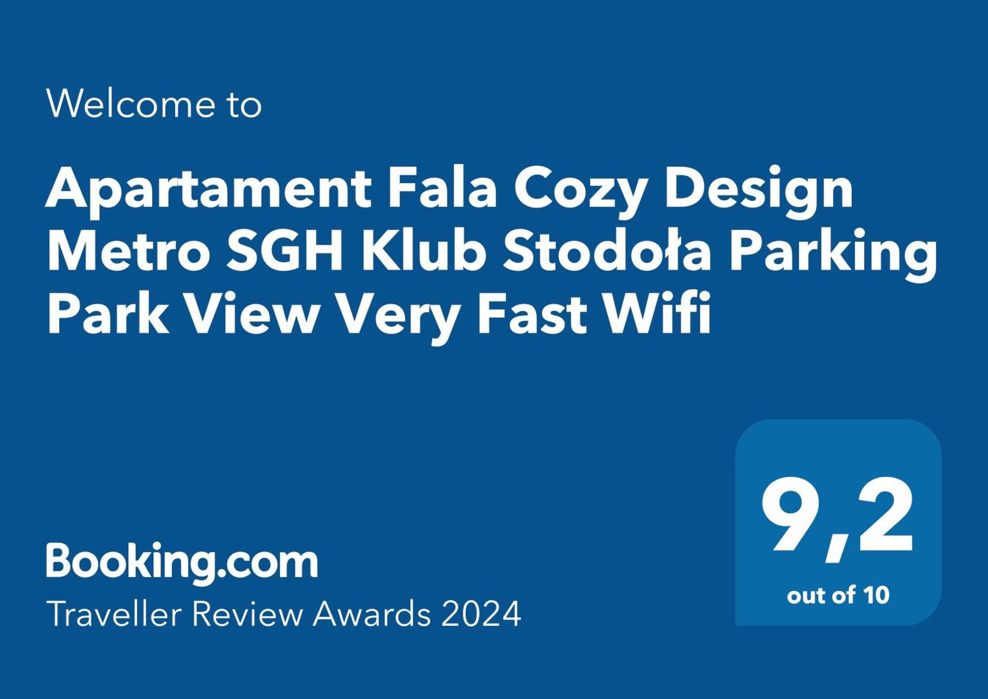 Apartament Fala Metro Sgh Klub Stodola Parking Parkview Fast Wifi Varsóvia Exterior foto